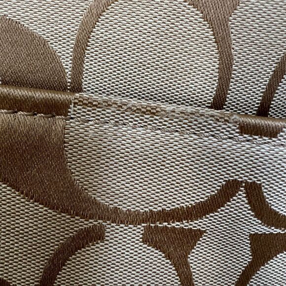 Coach Kyra Signature File Bag Crossbody Silver/Light Khaki/White No F16558 - Picture 11 of 11